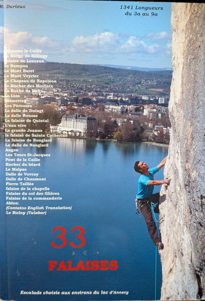 33 falaises / escalade choisi aux environs du lac d’Annecy